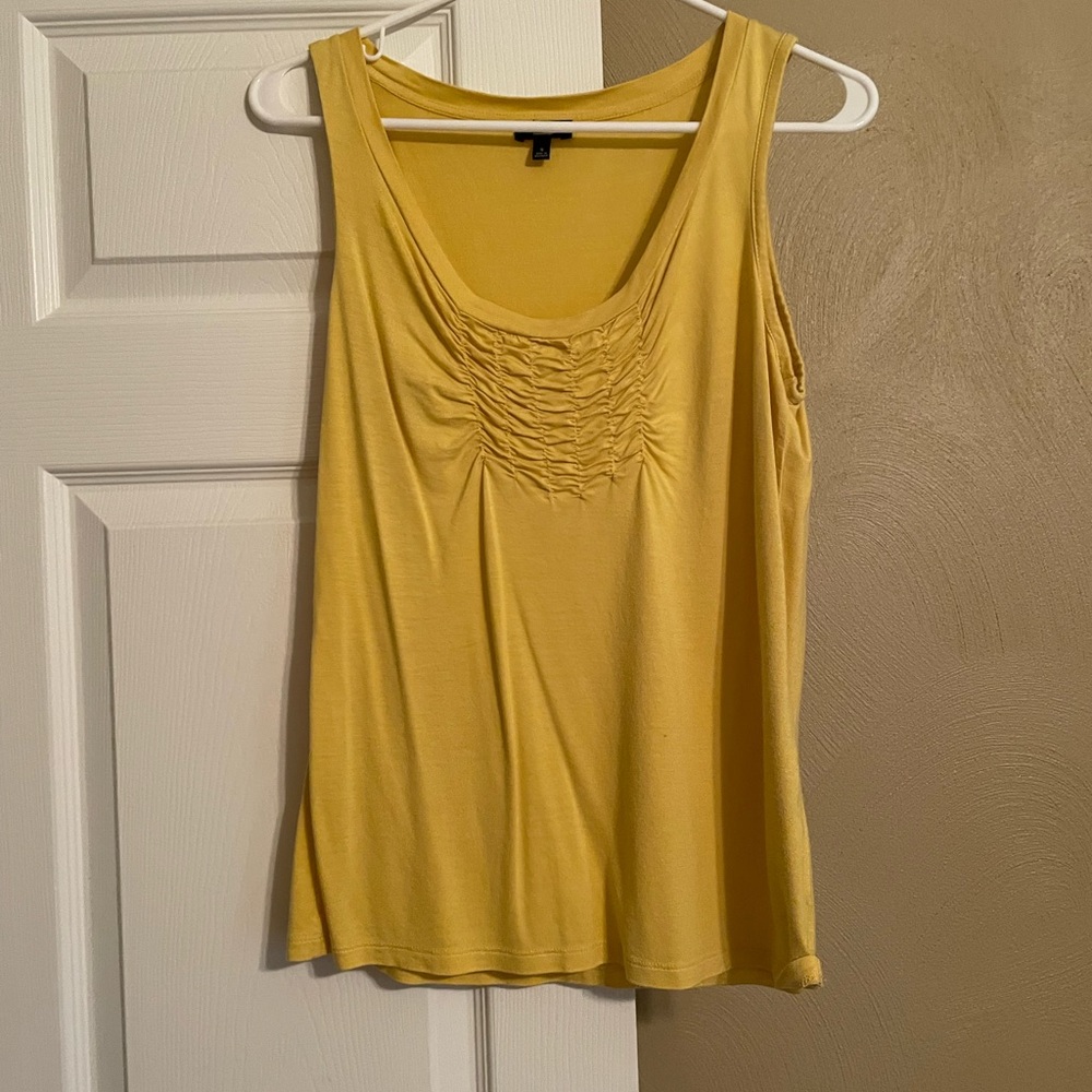 Yellow Sleeveless Top